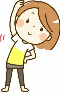 自宅でストレッチ